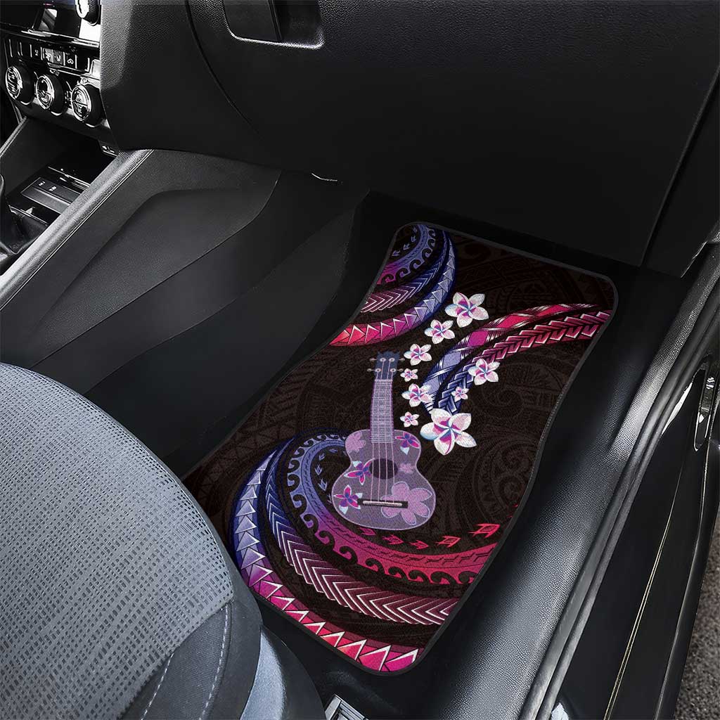 Hawaiian Ukulele Car Mats Sweet Dream Fantastic Plumeria