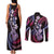 Hawaiian Ukulele Couples Matching Tank Maxi Dress and Long Sleeve Button Shirt Sweet Dream Fantastic Plumeria