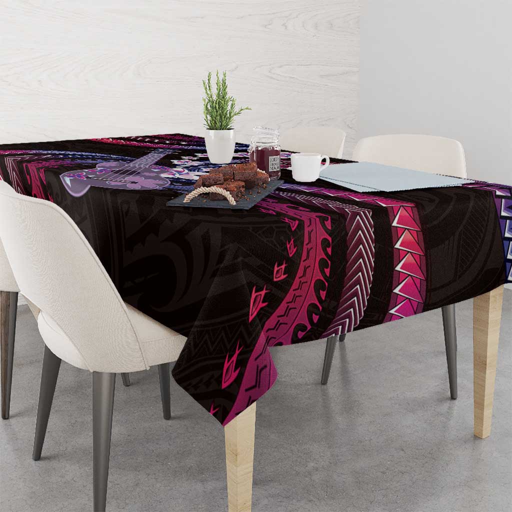Hawaiian Ukulele Tablecloth Sweet Dream Fantastic Plumeria LT01 - Polynesian Pride