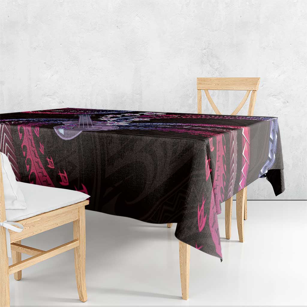 Hawaiian Ukulele Tablecloth Sweet Dream Fantastic Plumeria LT01 - Polynesian Pride