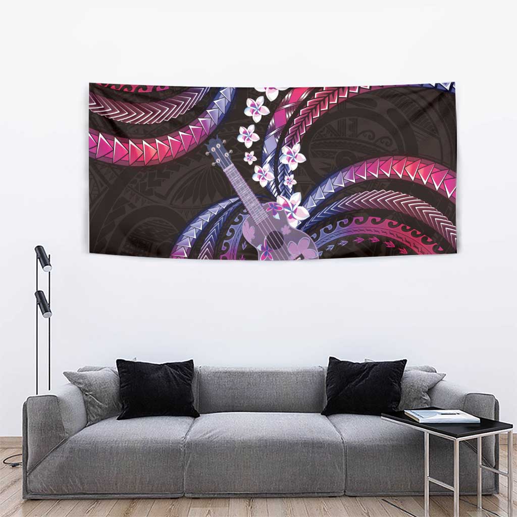 Hawaiian Ukulele Tapestry Sweet Dream Fantastic Plumeria LT01 - Polynesian Pride