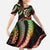 Hawaii Turtles Plumeria Family Matching Off The Shoulder Long Sleeve Dress and Hawaiian Shirt Reggae Polynesian Pattern