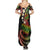 Hawaii Turtles Plumeria Family Matching Summer Maxi Dress and Hawaiian Shirt Reggae Polynesian Pattern