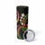 Hawaii Turtles Plumeria Skinny Tumbler Reggae Polynesian Pattern