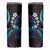 Hawaii Turtles Plumeria Skinny Tumbler Amethyst Gradient Polynesian Pattern