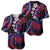 Hawaii Turtles Plumeria Baseball Jersey Sweet Gradient Polynesian Pattern
