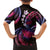 Hawaii Turtles Plumeria Family Matching Off The Shoulder Long Sleeve Dress and Hawaiian Shirt Sweet Gradient Polynesian Pattern