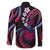 Hawaii Turtles Plumeria Family Matching Off Shoulder Maxi Dress and Hawaiian Shirt Sweet Gradient Polynesian Pattern