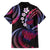 Hawaii Turtles Plumeria Family Matching Off Shoulder Short Dress and Hawaiian Shirt Sweet Gradient Polynesian Pattern