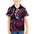 Hawaii Turtles Plumeria Family Matching Off Shoulder Short Dress and Hawaiian Shirt Sweet Gradient Polynesian Pattern