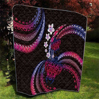 Hawaii Turtles Plumeria Quilt Sweet Gradient Polynesian Pattern