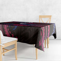 Hawaii Turtles Plumeria Tablecloth Sweet Gradient Polynesian Pattern