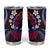 Hawaii Turtles Plumeria Tumbler Cup Sweet Gradient Polynesian Pattern