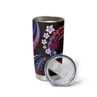 Hawaii Turtles Plumeria Tumbler Cup Sweet Gradient Polynesian Pattern LT01 - Polynesian Pride