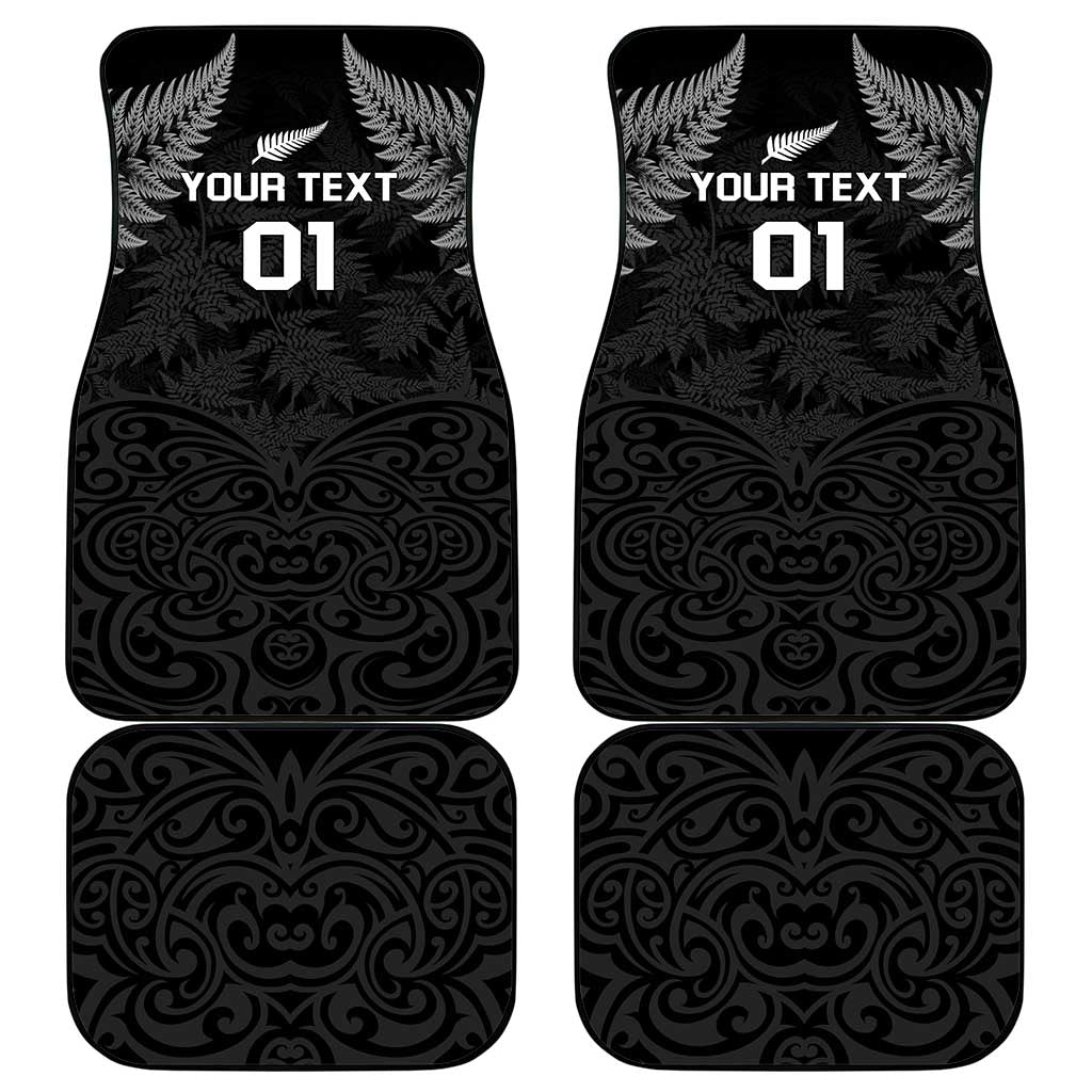 New Zealand 2024 Rugby Car Mats Silver Fern Aotearoa Kiwi