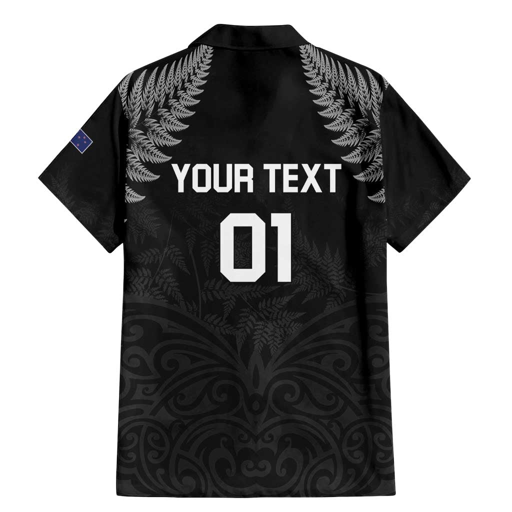Custom New Zealand 2024 Rugby Family Matching Mermaid Dress and Hawaiian Shirt Silver Fern Aotearoa Kiwi LT01 - Polynesian Pride