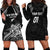 Custom New Zealand 2024 Rugby Hoodie Dress Silver Fern Aotearoa Kiwi