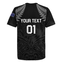 Custom New Zealand 2024 Rugby Rugby Jersey Silver Fern Aotearoa Kiwi