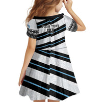 Custom Fiji 2024 Rugby Family Matching Long Sleeve Bodycon Dress and Hawaiian Shirt Fijian Tapa Pattern