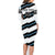Custom Fiji 2024 Rugby Family Matching Long Sleeve Bodycon Dress and Hawaiian Shirt Fijian Tapa Pattern