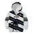 Custom Fiji 2024 Rugby Kid Hoodie Fijian Tapa Pattern