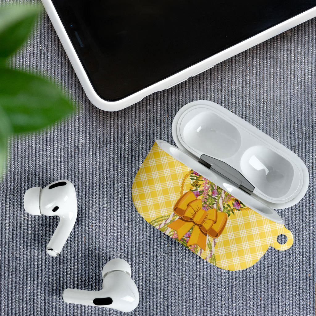 Hawaii Palaka Pikake Lokelani Plumeria AirPods Case Melemele Coquette Bow LT01 - Polynesian Pride