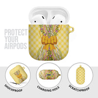 Hawaii Palaka Pikake Lokelani Plumeria AirPods Case Melemele Coquette Bow LT01 - Polynesian Pride