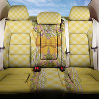 Hawaii Palaka Pikake Lokelani Plumeria Back Car Seat Cover Melemele Coquette Bow LT01 One Size Yellow - Polynesian Pride