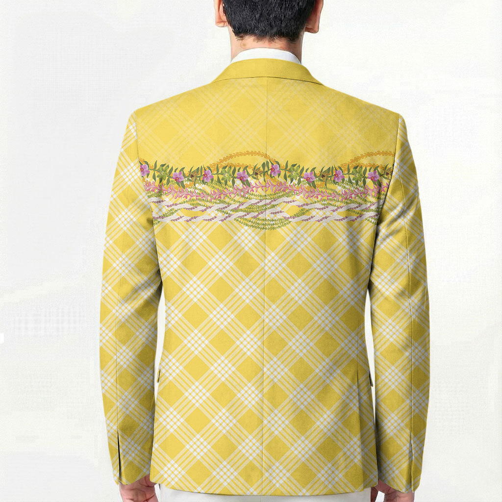 Hawaii Palaka Pikake Lokelani Plumeria Blazer Melemele Coquette Bow LT01 - Polynesian Pride