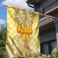 Hawaii Palaka Pikake Lokelani Plumeria Garden Flag Melemele Coquette Bow LT01 - Polynesian Pride