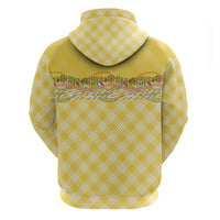 Hawaii Palaka Pikake Lokelani Plumeria Hoodie Melemele Coquette Bow LT01 - Polynesian Pride