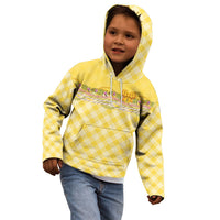 Hawaii Palaka Pikake Lokelani Plumeria Kid Hoodie Melemele Coquette Bow LT01 - Polynesian Pride