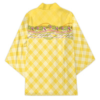 Hawaii Palaka Pikake Lokelani Plumeria Kimono Melemele Coquette Bow LT01 - Polynesian Pride