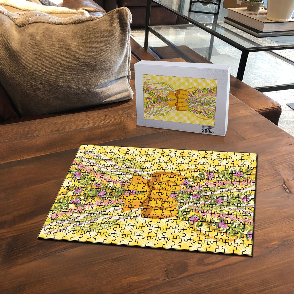 Hawaii Palaka Pikake Lokelani Plumeria Puzzle Melemele Coquette Bow LT01 - Polynesian Pride