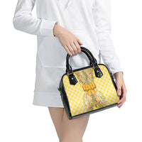 Hawaii Palaka Pikake Lokelani Plumeria Shoulder Handbag Melemele Coquette Bow LT01 - Polynesian Pride