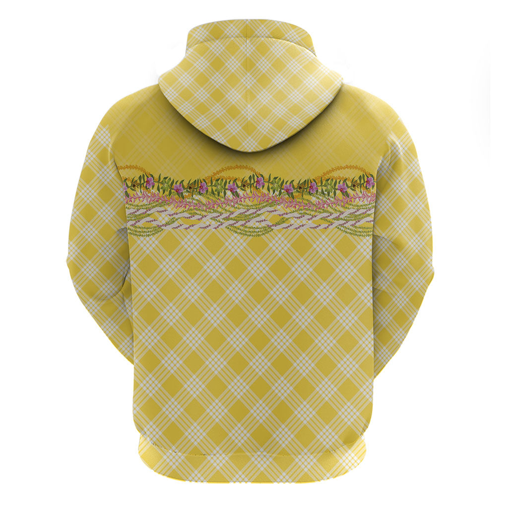 Hawaii Palaka Pikake Lokelani Plumeria Zip Hoodie Melemele Coquette Bow LT01 - Polynesian Pride