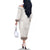Samoa Siapo Brown Trimmed Family Matching Off The Shoulder Long Sleeve Dress and Hawaiian Shirt Samoa White Sunday - Polynesian Pride