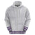 Samoa Siapo Purple Trimmed Hoodie Samoa White Sunday - Polynesian Pride