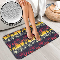 Hawaii Hibiscus Palm Tree Sunset Bathroom Set Tropical Style - Polynesian Pride