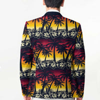 Hawaii Hibiscus Palm Tree Sunset Blazer Tropical Style LT01 - Polynesian Pride