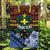 Personalised Vanuatu Tafea Province Garden Flag Unique Tropical Tribal Pattern