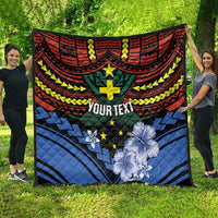 Personalised Vanuatu Tafea Province Quilt Unique Tropical Tribal Pattern LT01 - Polynesian Pride
