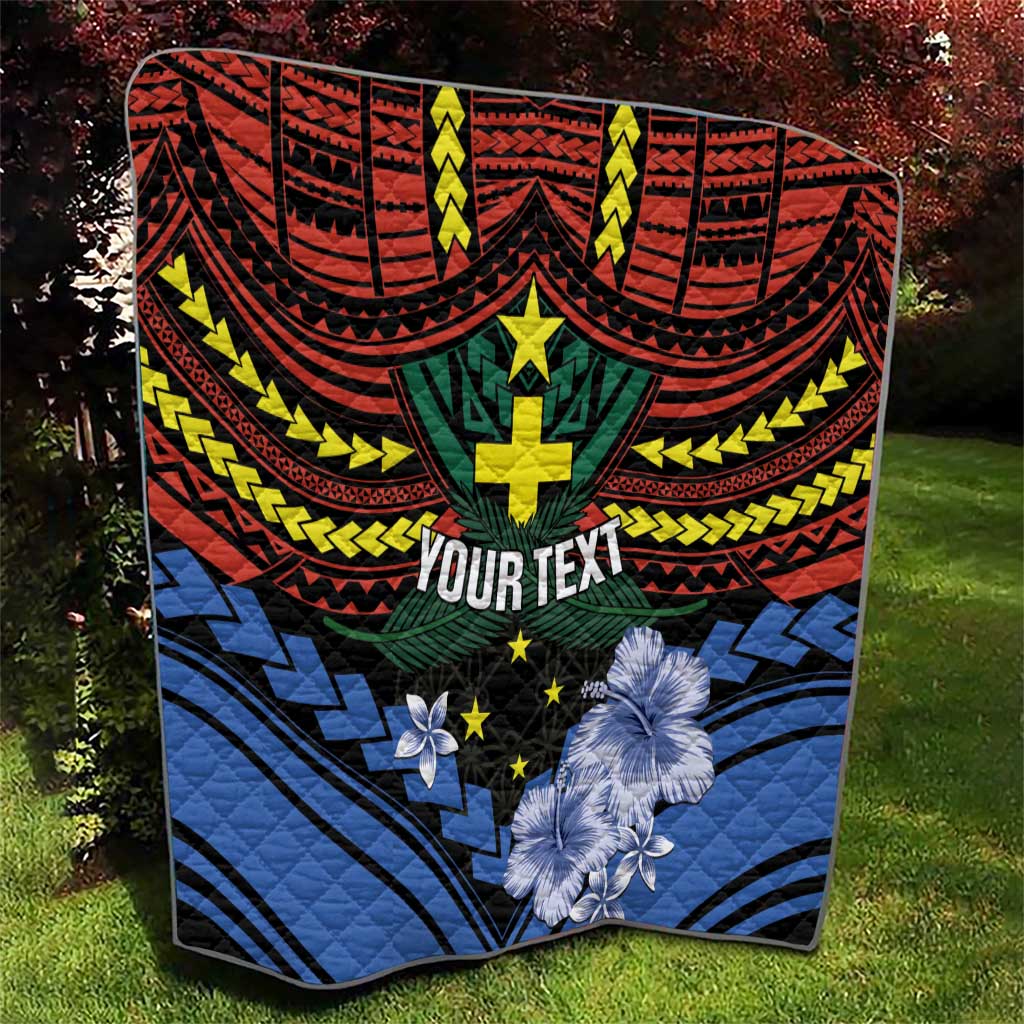 Personalised Vanuatu Tafea Province Quilt Unique Tropical Tribal Pattern LT01 - Polynesian Pride
