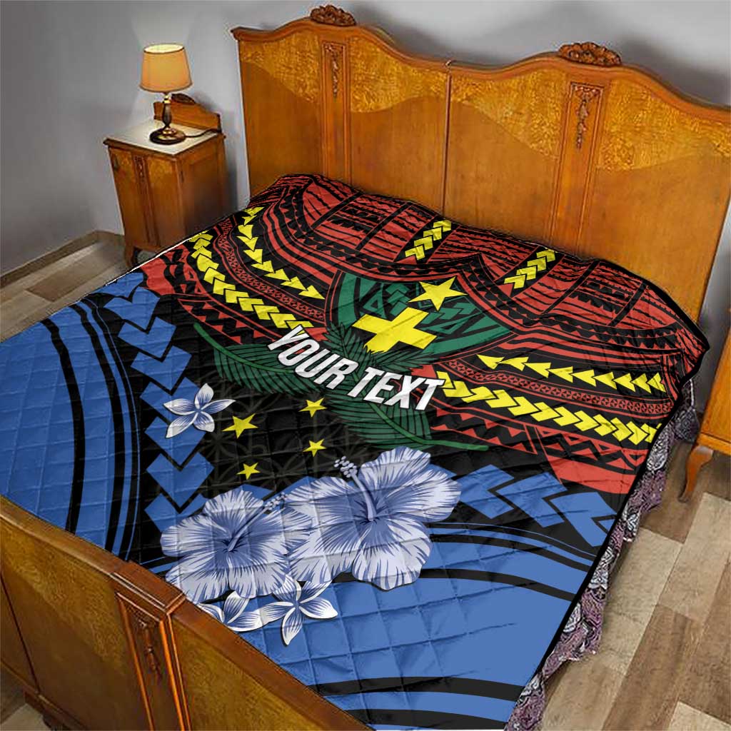 Personalised Vanuatu Tafea Province Quilt Unique Tropical Tribal Pattern LT01 - Polynesian Pride