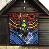 Personalised Vanuatu Tafea Province Quilt Unique Tropical Tribal Pattern LT01 - Polynesian Pride
