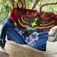Personalised Vanuatu Tafea Province Quilt Unique Tropical Tribal Pattern LT01 - Polynesian Pride