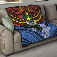 Personalised Vanuatu Tafea Province Quilt Unique Tropical Tribal Pattern LT01 - Polynesian Pride