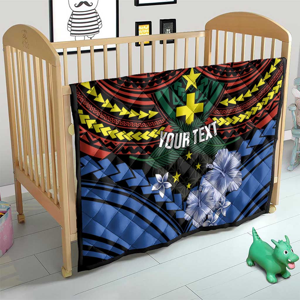 Personalised Vanuatu Tafea Province Quilt Unique Tropical Tribal Pattern LT01 - Polynesian Pride