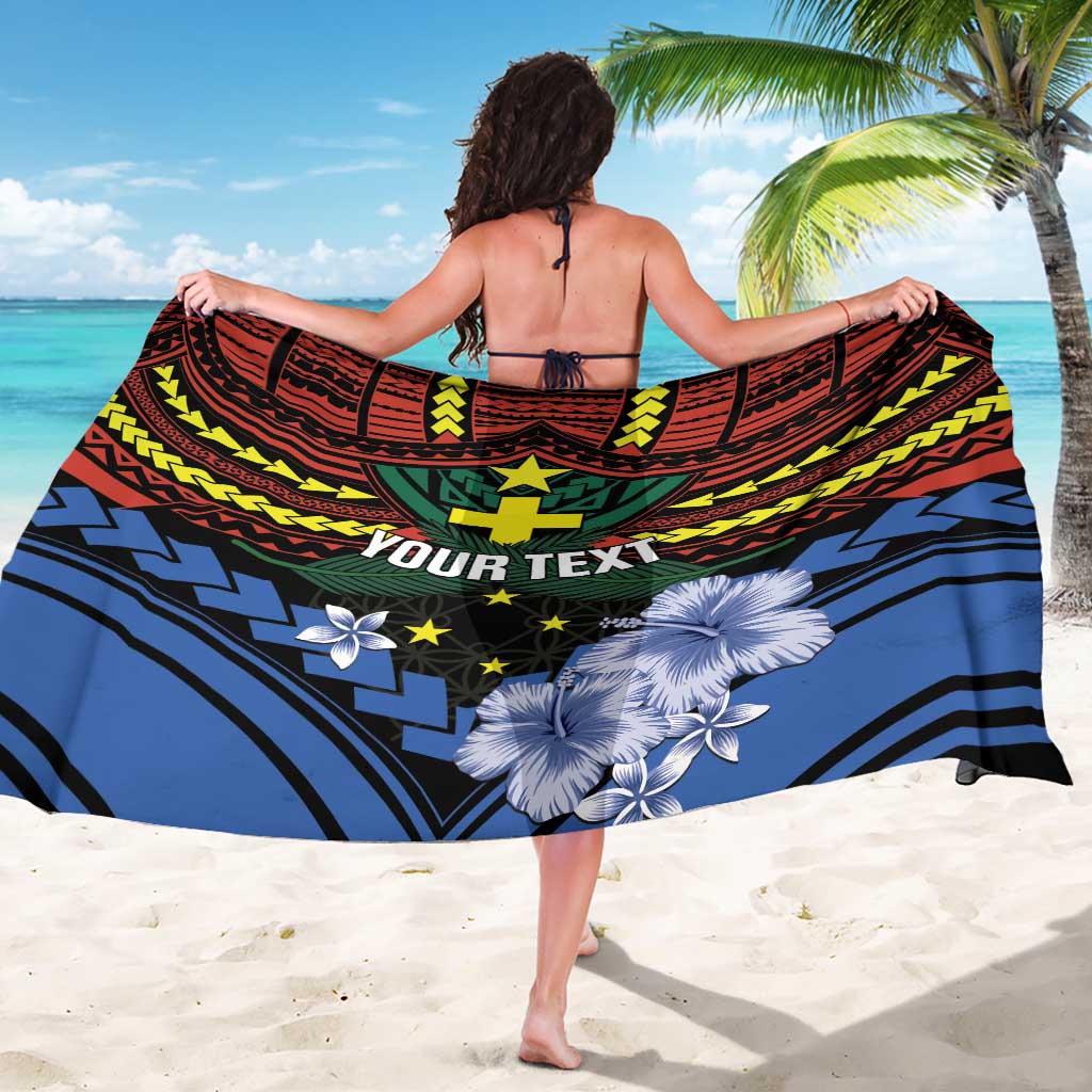 Personalised Vanuatu Tafea Province Sarong Unique Tropical Tribal Pattern LT01 - Polynesian Pride