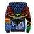 Personalised Vanuatu Tafea Province Sherpa Hoodie Unique Tropical Tribal Pattern